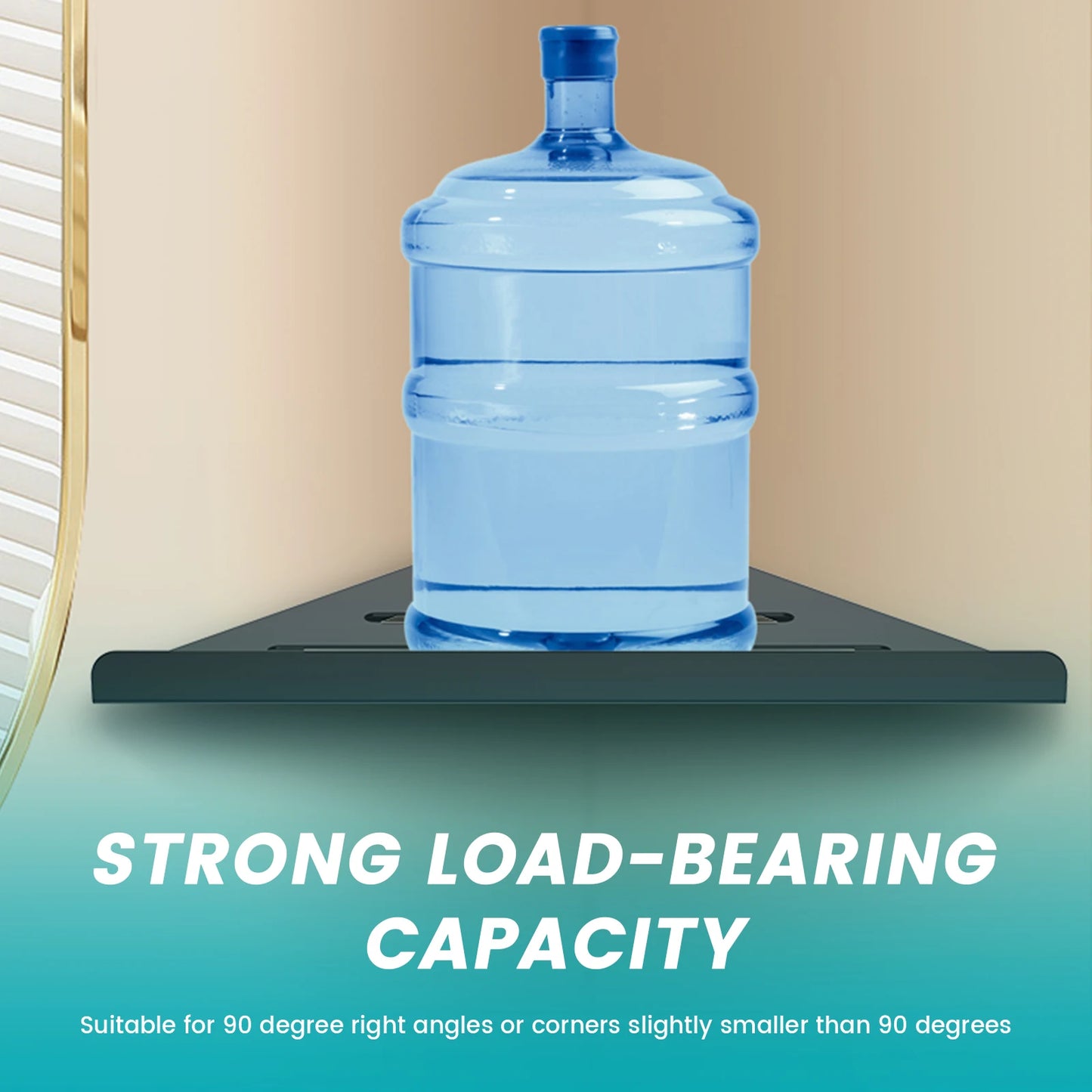 Wandmontiertes Eckregal für die Dusche, ohne Bohren, Eckshampoo aus Edelstahl 304, Körperwäsche, Aufbewahrungsorganisator für Badezimmer, Glasregal