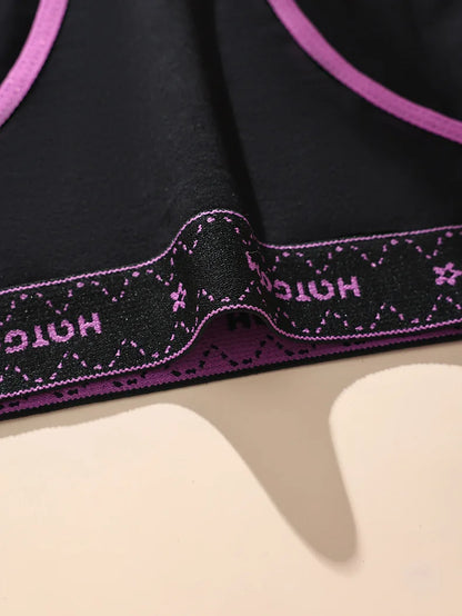 6Pcs Sexy Women Panties Soft Cotton Underpants Black Underwear Girls Briefs Female Breathable Stretch Panty Female Lingerie XS-L.