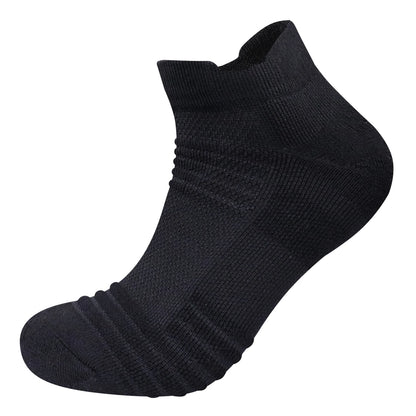 3 Pairs Mesh Sports Terry Socks Cushioned Moisture-managing And Durable Reduces Foot For Running Hiking Cycling Baskateball.