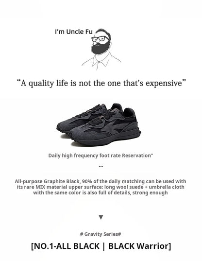 Maden Frühling Vintage Dickbesohlte Patchwork Schwarze Sneakers Lässige atmungsaktive Joggingschuhe Low-Top-Schnürschuhe Sportliche Sommerschuhe.