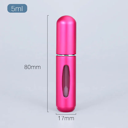 5/8ml Perfume Atomizer Portable Liquid Cosmetics Containers Traveling Mini Alcohol Perfume Refillable Bottles Empty Spray Bottle