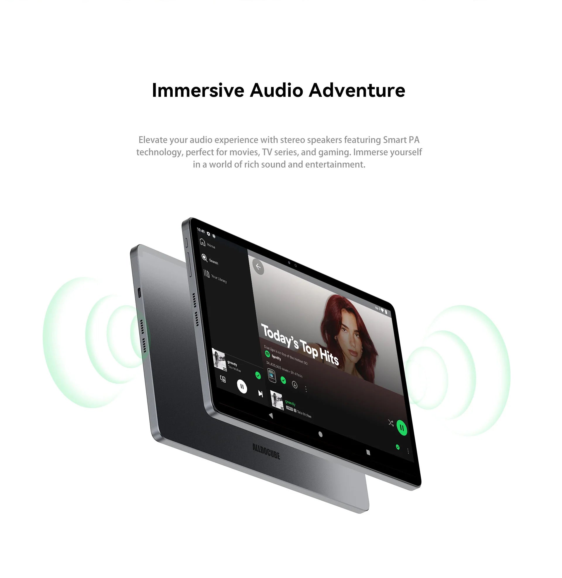 ALLDOCUBE iPlay60 Lite Tablet 10.95" 60Hz Display Unisoc T606 12GB(4GB+8GB Virtual)RAM 128GB ROM 4G LTE 8000mAh Android 14.