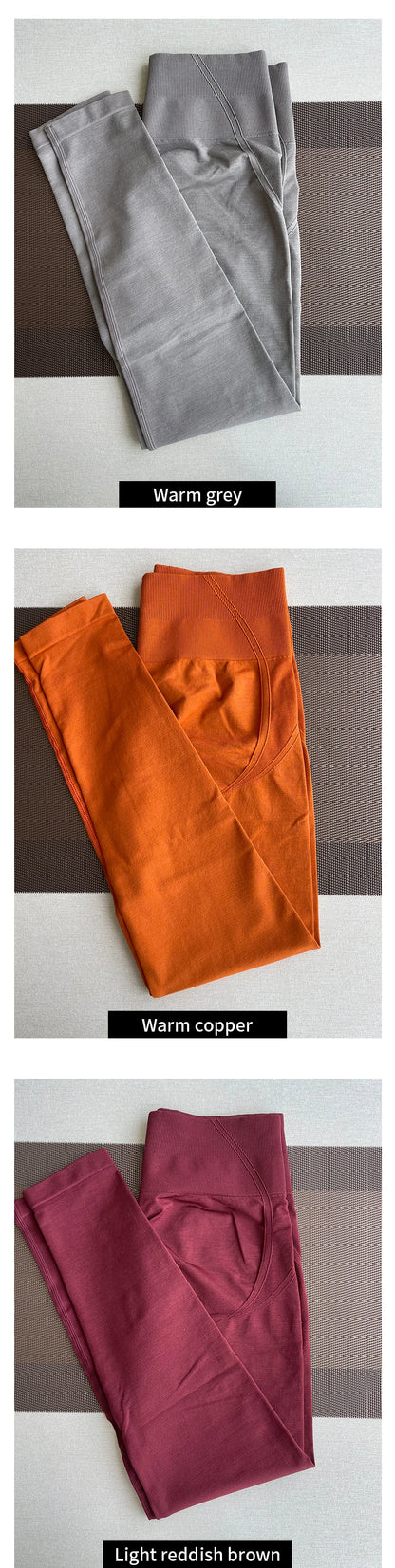 TKITK Seamless Tight Pants Gym Leggings Womens Workout Yoga Pants Soft High Waist Outfits Fitness Sports Wear.