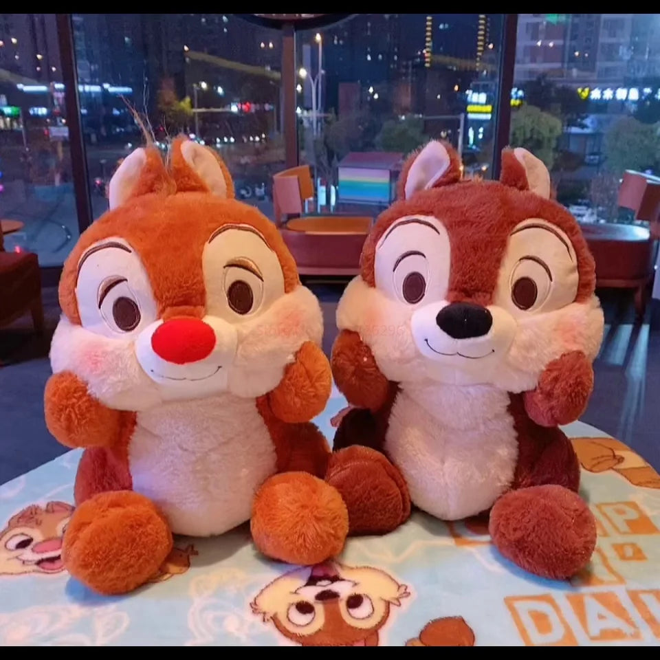 30/60cm Disney Chip And Dale Toy Stuffed Chipmunks Lovely Anime Soft Hug Pillow Sleeping Girl Child Gifts Doll.