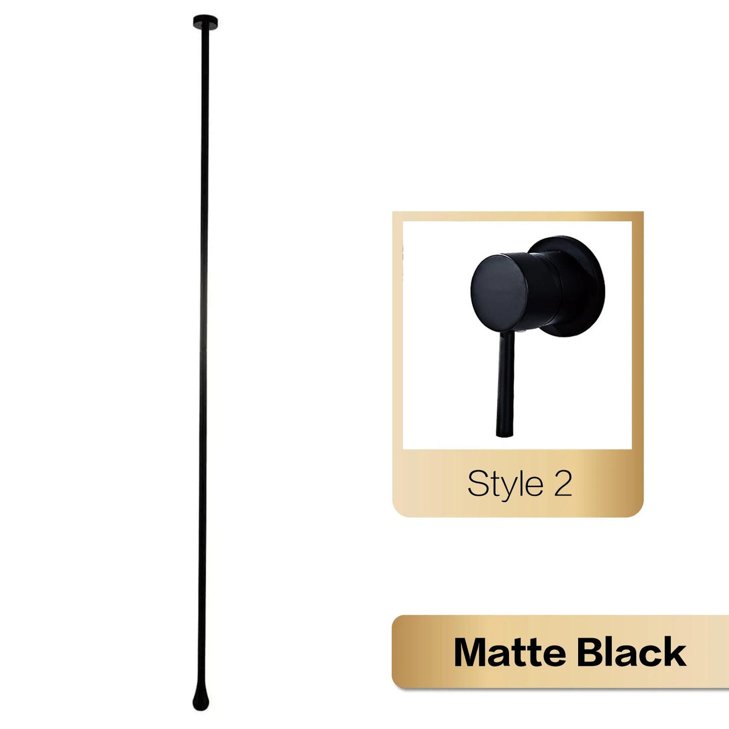 Luxuriöser Badezimmer-Wasserhahn aus gebürstetem Goldmessing im Deckendesign mit doppelter Steuerung von Hot & Cold-Waschtischarmaturen. Einfacher und anpassbarer Wasserhahn