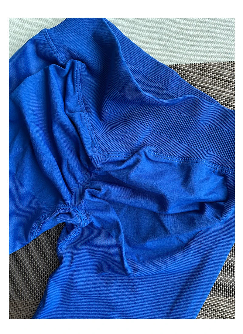 TKITK Leggings Women Seamless Sports Yoga Pants Low Ribbed Band Gym clothes Fitness Workout wear Scrunch Bum Tights.