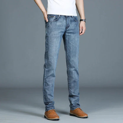 High Quality Mens Jeans Fashion Straight Denim Pants Men Classic Casual Jeans Male Plus Size Denim Trousers Ripped Jeans 28-40.