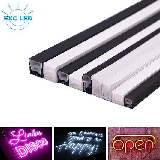 Neon LED Silicone Tube Flexible Soft Light For SK6812 WS2812B WS2811 DIY Holiday Decoration Strip Bar Lighting Tape Waterproof.