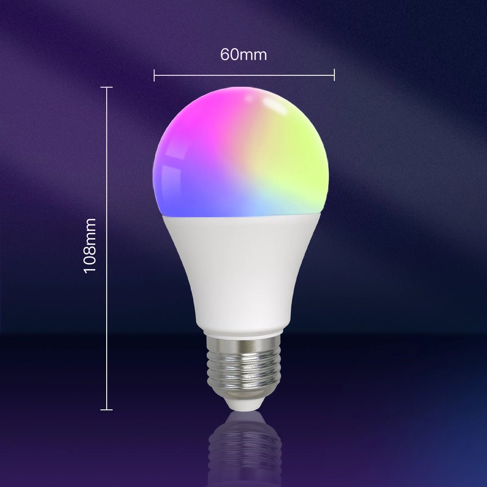 MOES Smart Bluetooth Led-lampe Dimmbare Licht lampe 9W E27 TUYA Lampen Party Licht Farbe Einstellbare Dimmer Alexa google stimme.