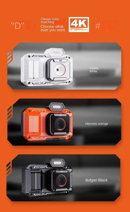 48M HD Digital Cameras 2.8 Inch IPS Screen Instant Photo Camera 18X Zoom Dual Lens Portable Child Camera Photographic Camcorder