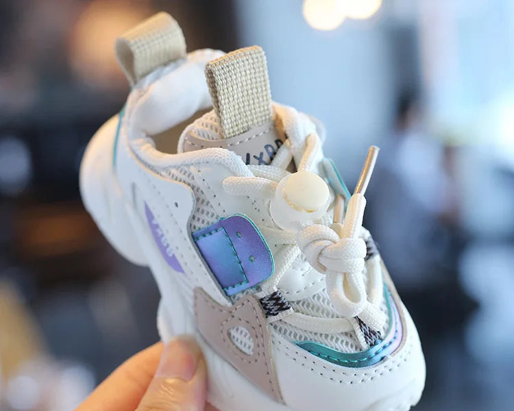 Sports Shoes Autumn Girls Boys Mesh Breathable Outdoor Shoes Children Casual Running Shoes Toddler Sneakers.