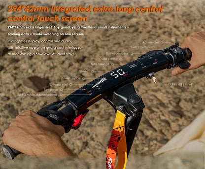 KuKirin G2 Ultra Folding Electric Scooter 800W * 2 Motor 48V 18Ah Battery 10 inch Tires 50 km/h Max Speed 55km Max Range IPX4.