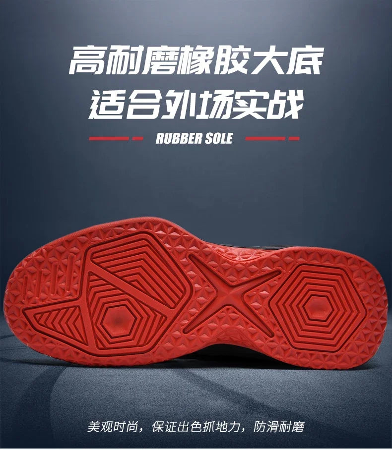 2024 Men Basketball Shoes Outdoor Sports Shoes Male Trendy Sneakers Wear Resistant Rubber Sole Basketball Shoes unisex 36-45.