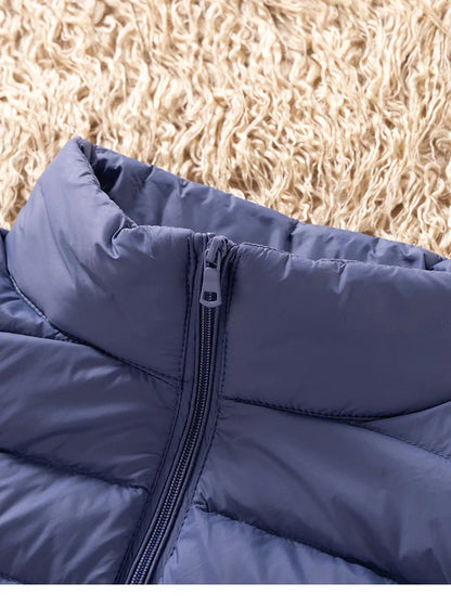 12 Farben 90% weiße Enten Daunen Frauen ärmellose Jacken 2023 Neuankömmlinge weibliche ultraleichte packbare Weste Frauen Mäntel.