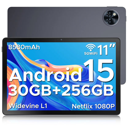 Global Version Doogee U11 Pro Android 15 Tablet Pc 11 Inch Ultra-Clear 90Hz Display 30Gb(6+24) 256Gb 8580Mah Battery Tablet