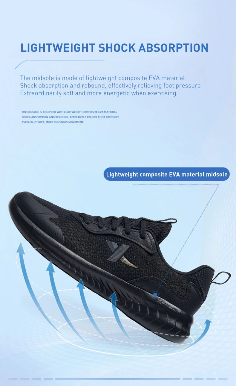 Xtep XingYun Men's Running Shoes Male 2023 Comfortable Sports Shoes Cushioning Breathable Casual Sneakers For Men 878119110007.