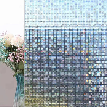 20x100cm Static Frosted Window Film Privacy Sticker For Bathroom Opaque Translucent Light Control Adhesive Glass Covering.