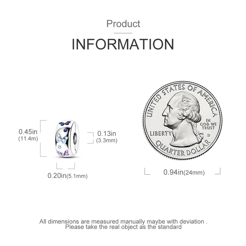 Silver Clasp 925 Sterling Silver CZ pave Clip Charms Daisy Beads Stopper Safety Chain fit Original Bangle Bracelet Jewelry Clip.