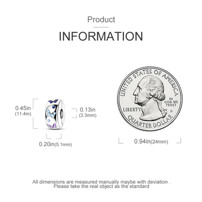 Silver Clasp 925 Sterling Silver CZ pave Clip Charms Daisy Beads Stopper Safety Chain fit Original Bangle Bracelet Jewelry Clip.