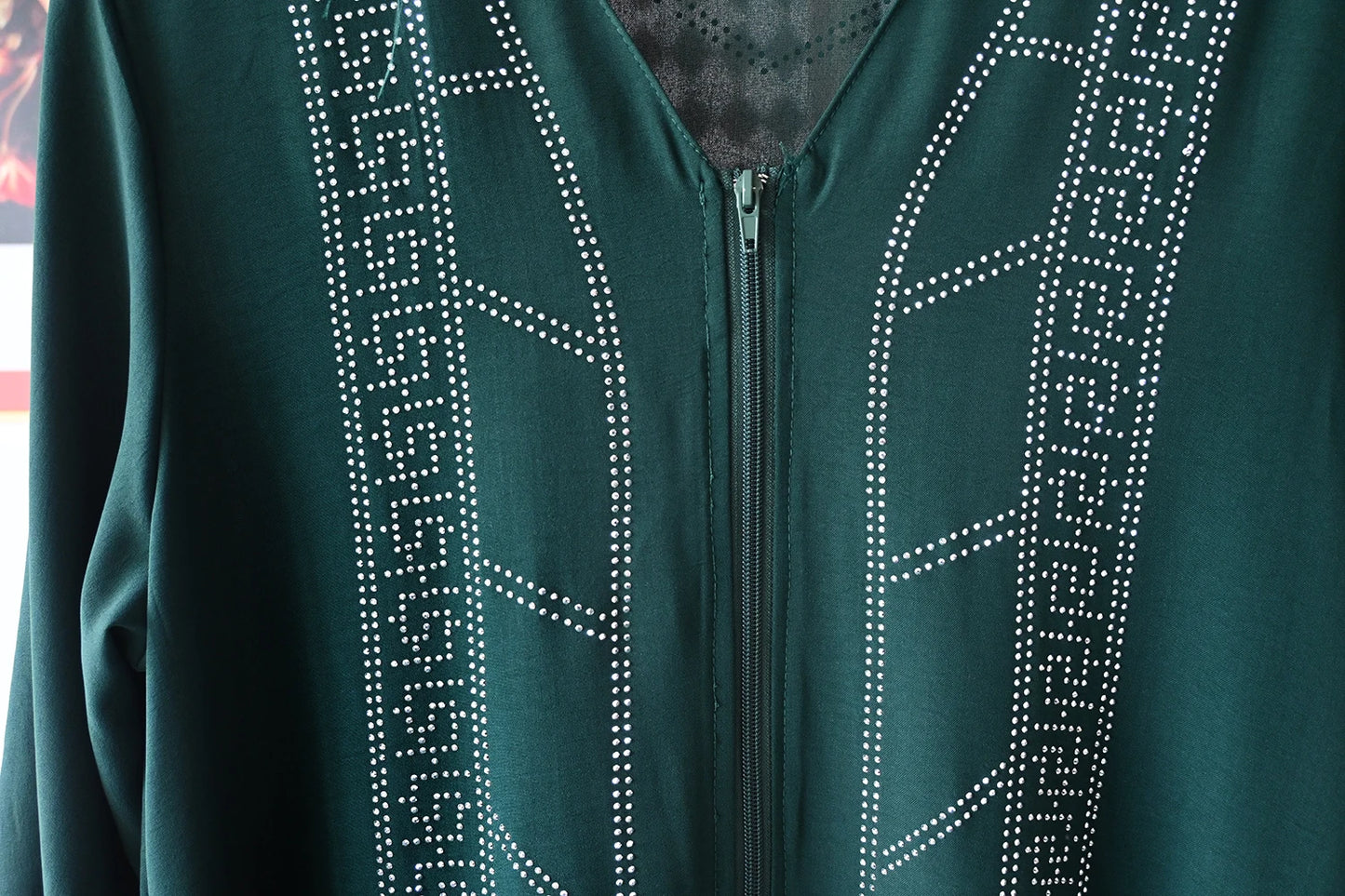 New Women Elegant Dress Chiffon Open Abaya with Zipper Muslim Women Dress Islamic Clothing Cardigan Abaya Women Muslim Dress