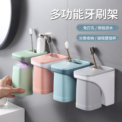 Mundwasser becherset, Bad becher halter, Zahn ablage