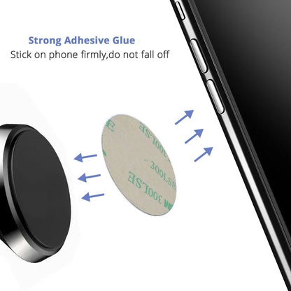 Magnetic Metal Plate For Car Phone Holder Universal Iron Sheet Disk Sticker Mount Mobile Phone Magnet Stand For IPhone.