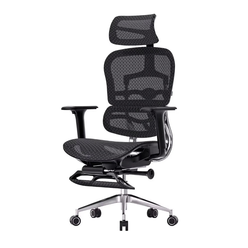 Bequemer ergonomischer Stuhl, drehbare Fußstütze, Räder, luxuriöser Ästhetikstuhl, Executive-Design, moderne Silla-Gamer-Möbel für Erwachsene