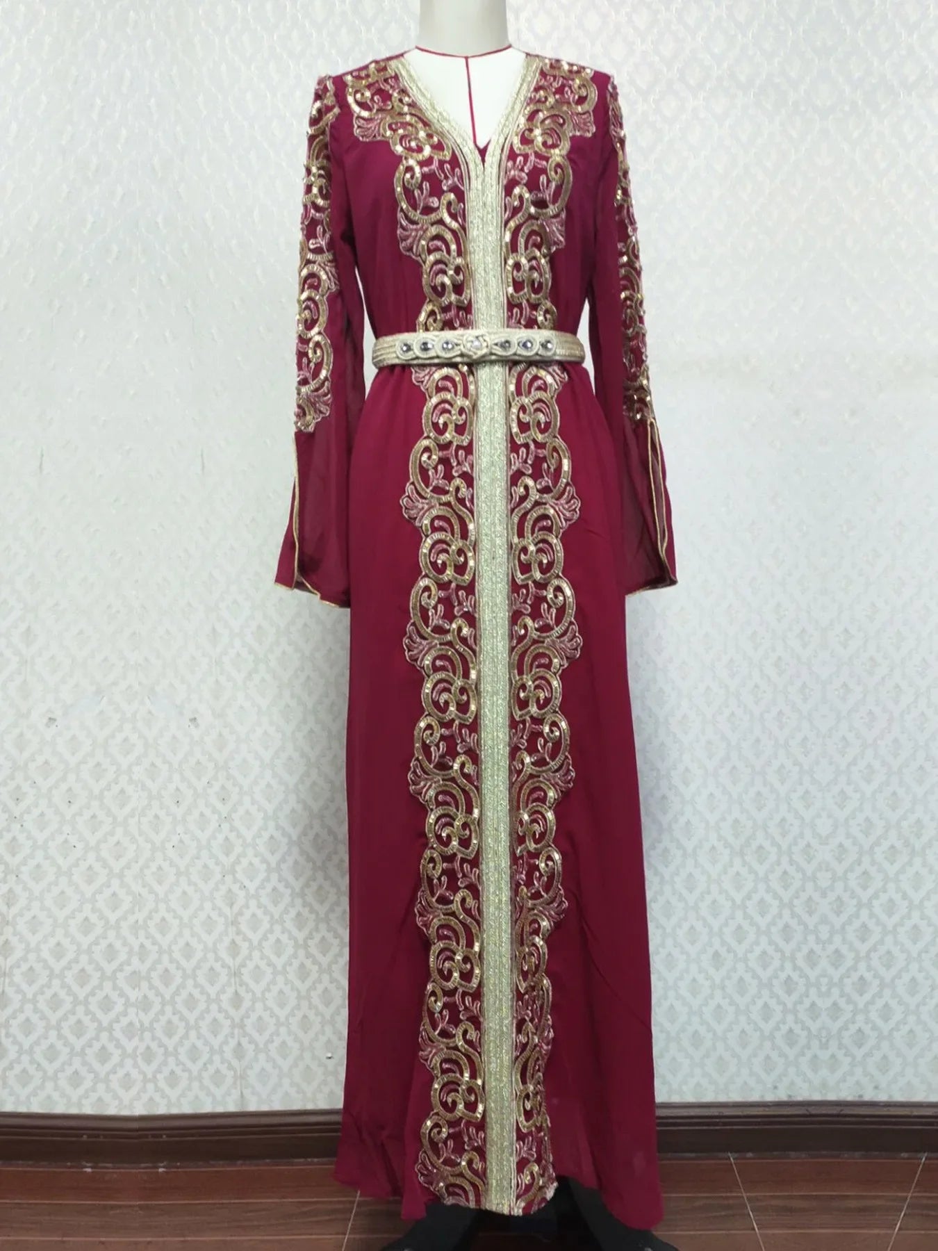 Mesh Stickerei Abaya Frauen Muslimischen Lange Maxi Kleider Oman Türkei Arabisch Kaftan Eid Party Kleid Marokko Abend Jalabiya Vestidos.