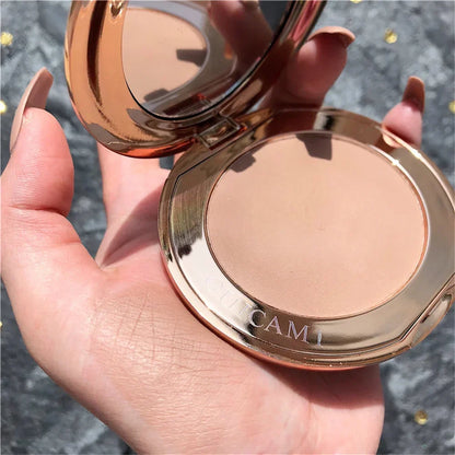 Contour Palette with Mirror Shadow Powder Bronzer Three-Dimensional Nose Shadow Repair Powder Facial Concealer Cosmetics Makeup.