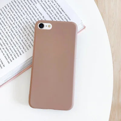 Case For iphone 7 8 SE 2020 2022 Shockproof TPU Liquid Silicone Protective Phone Back Cover for iphone SE 2020 2022 soft Case.