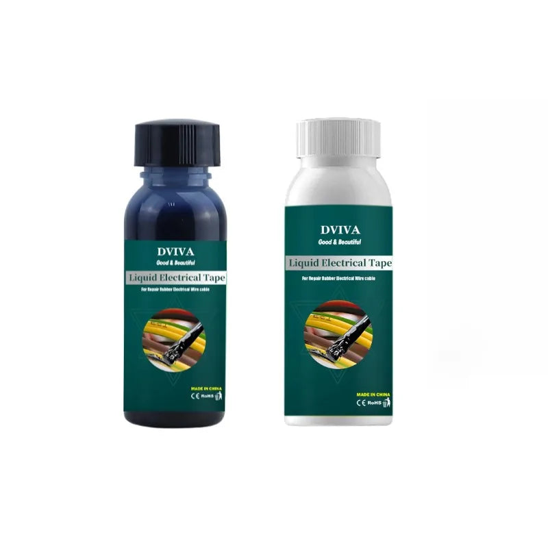 Liquid Electrical Tape Waterproof Insulation Paste Sealant Wire Cable Coat Fix Line Glue Repair Glue Insulation Glue 15~300ml.