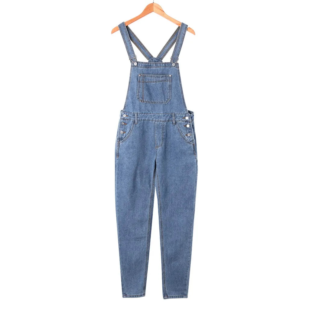 Männer Tasche Jeans Insgesamt Overall Streetwear Insgesamt Hosenträger Hosen Baggy Denim Harajuku Lose Hose Atmungsaktive Lange Hosen.