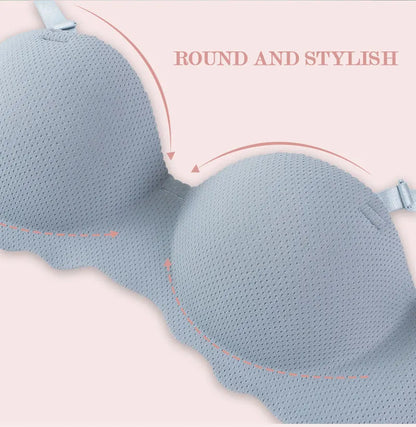 Sexy Push Up Bra for Women Sweet Wireless Brassiere Breathable Seamless Underwear 1/2 Cup Gather Female Lingerie Bralette.
