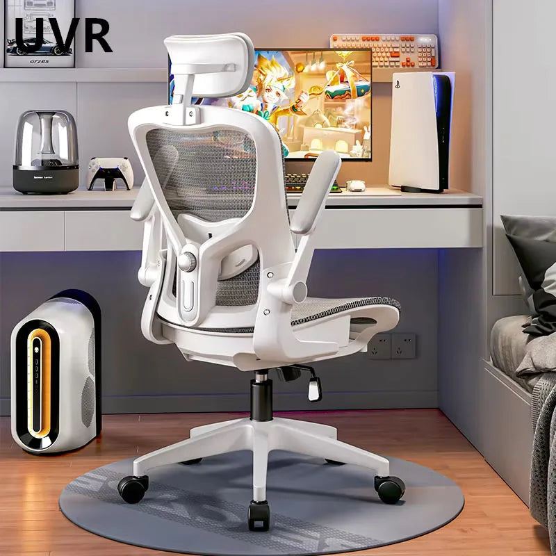 UVR Mesh Personal Bürostuhl, bequemer, ergonomischer Design-Sessel, Möbellift, verstellbarer Liegestuhl, Gaming-Computerstuhl