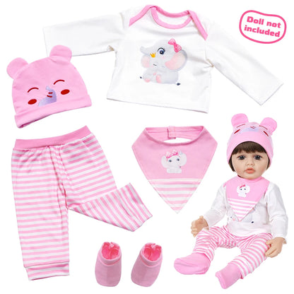 New Doll Clothes For 20-22Inch Baby Doll 50-55cm Reborn Babies Doll Clothes.
