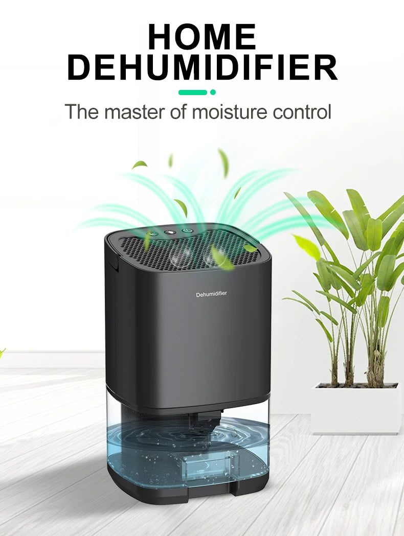 Air Dehumidifier Portable Mute Moisture Absorbers Machine Air Dryer For Home Bedroom Office Kitchen Deodorizer Dryer EU/US plug.