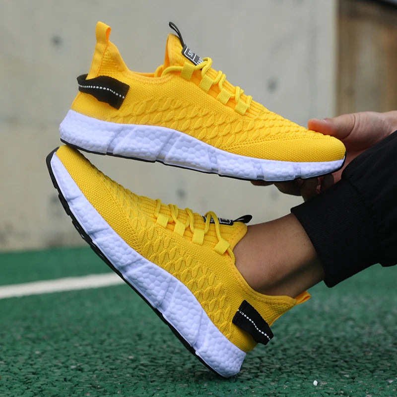 Hot Sports Fashion Men's Sneakers Breathable Lightweight Running Shoes 2025 New Men Women Casual Walking Sneakers Tenis Feminino.