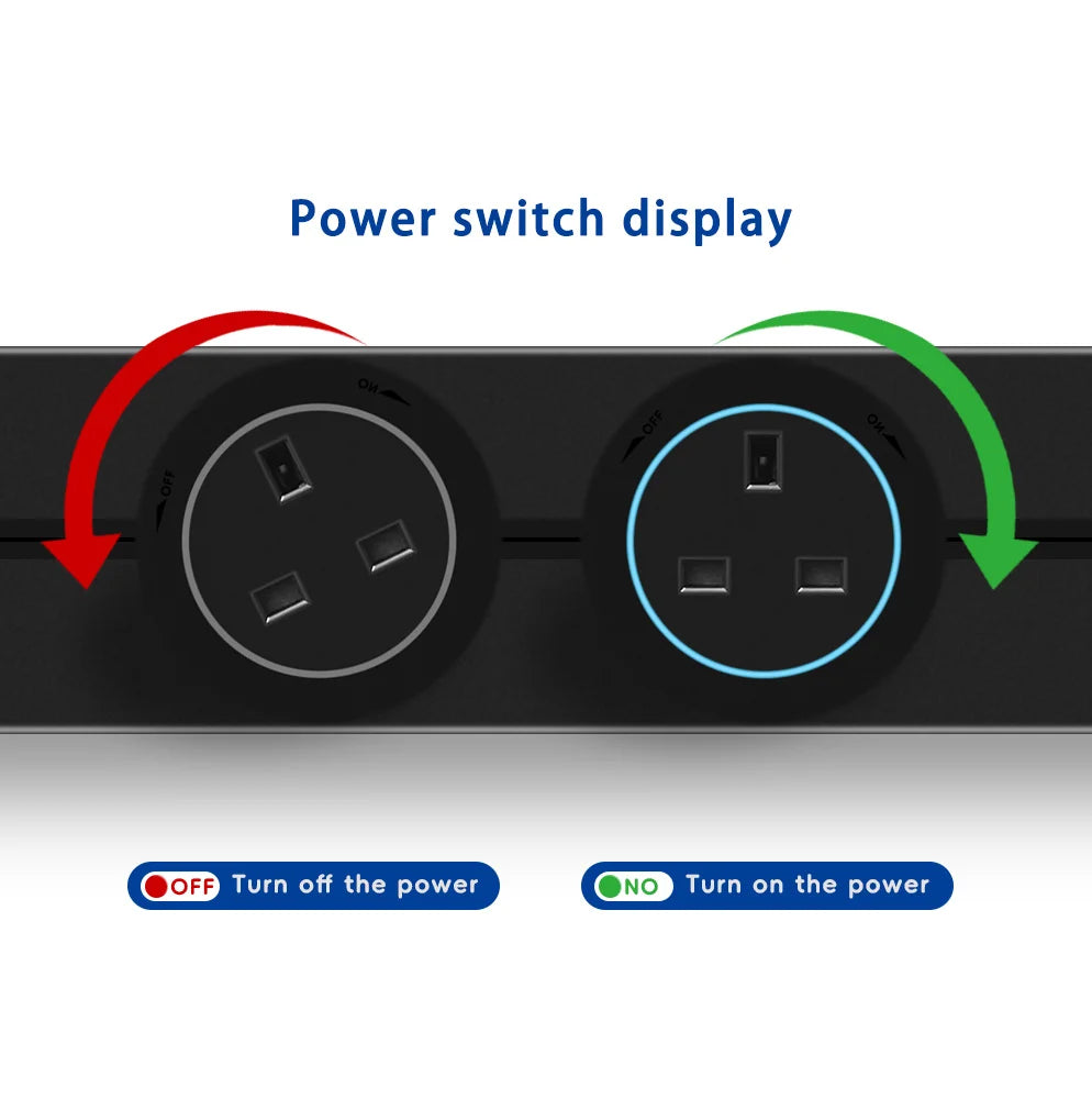 Wandsteckdose EU UK FR Korea Standard Home Küche Badezimmer Büro Wandsteckdosen Stecker Adapter Weiß Schwarz.