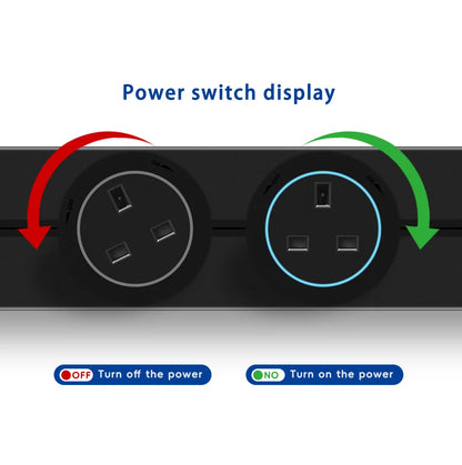 Wandsteckdose EU UK FR Korea Standard Home Küche Badezimmer Büro Wandsteckdosen Stecker Adapter Weiß Schwarz.