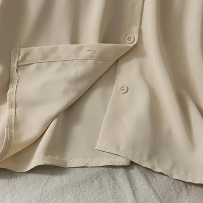 Spring Vintage Women Chiffon Shirts Korean Fashion Lace Up Loose Blouses Y2K Elegant Office Ladies Long Sleeve Outwear Tops New.