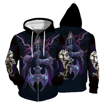 Autumn Sweatshirt New In Hoodies & Sweatshirts Comfortable Fashion Skull Print Keep Warm Clothing Man Hoodie Men's Clothing Tops.