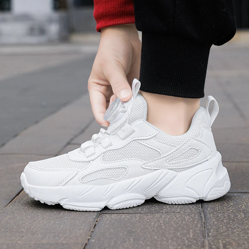 White Girls Sneaker Children Shoes New Spring Summer Platform Casual Sneaker Running Sports Tennis Kids Shoes for Girl.