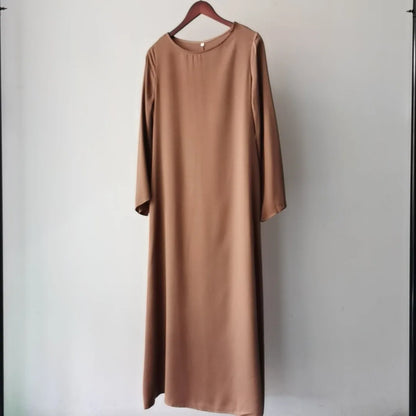 (No Scarf) Ramadan Eid Abaya Damen Dubai Luxury Kebaya Muslim Abayas Women Kaftan Long Dress Islam Dresses Caftan 9 Colors S-2XL