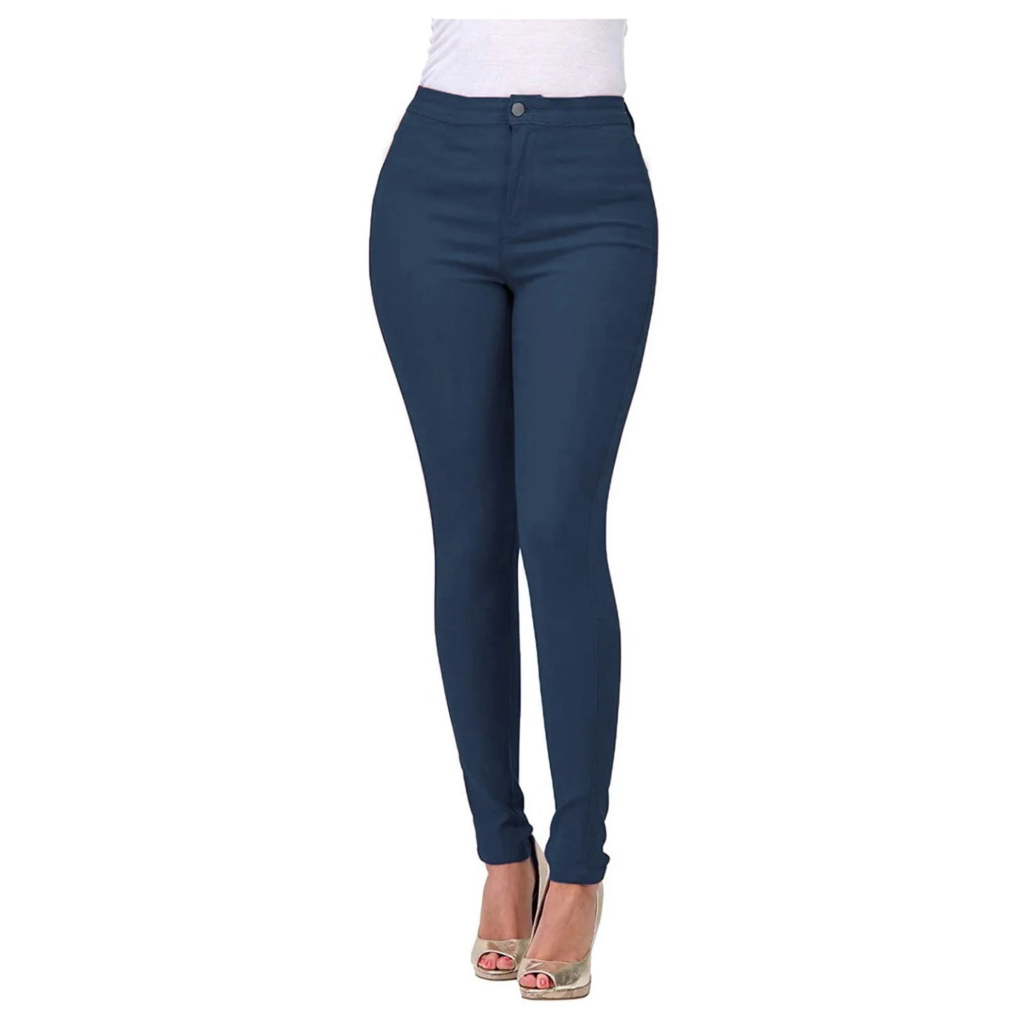 2025 New 7 Colors High Waist Slim Fit Jeans For Women Fashion Stretch Skinny Denim Pencil Pants Casual Female Trousers S-2XL