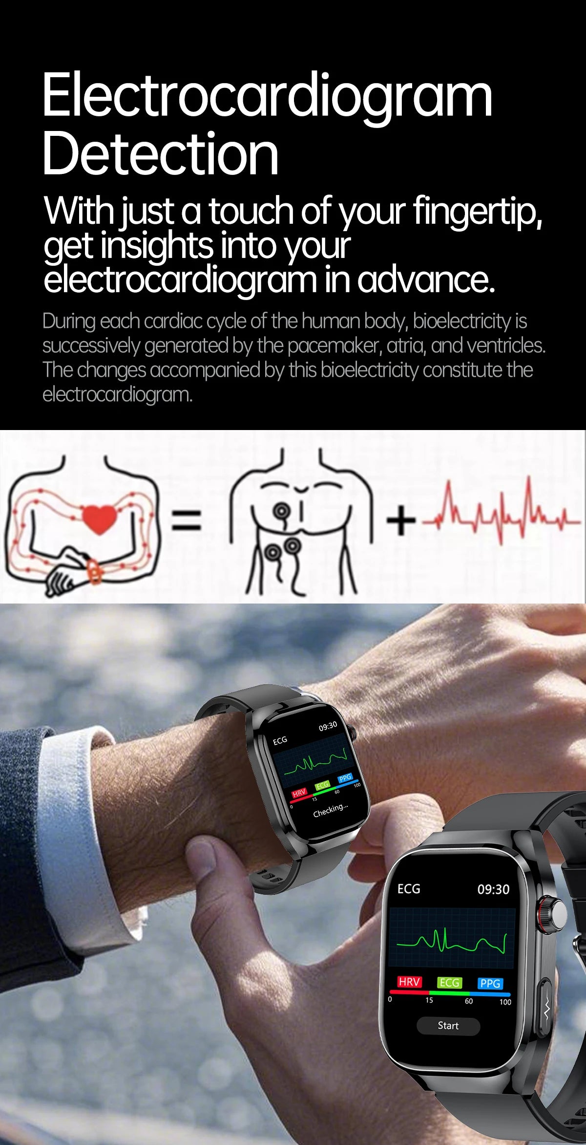 2025 New For XIAOMI Uric acid Blood lipids Smart Watch Men ECG+PPG Blood pressure Blood oxygen Bluetooth Call Health Smartwatchs.