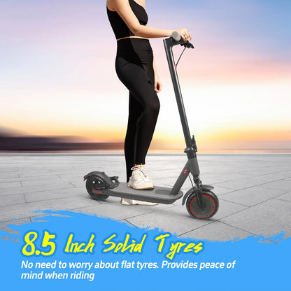 ATSANT TS07 Electric Scooter 600W 36V 10.5ah 31KM/H 35KM Long Range 8.5Inch Tyres with Shock Absorption Turn Signal Escooter.