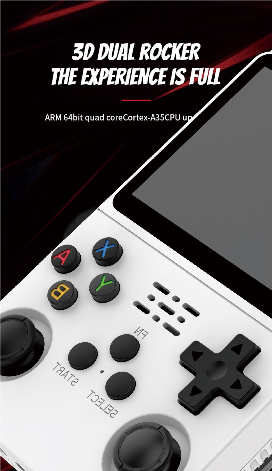 Retro R36S Handheld Video Game Console 3.5 Inch IPS Screen 128GB Preloaded Games Portable Pocket Player Linux System.