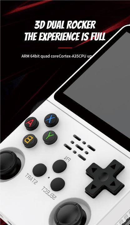 Retro R36S Handheld Video Game Console 3.5 Inch IPS Screen 128GB Preloaded Games Portable Pocket Player Linux System.