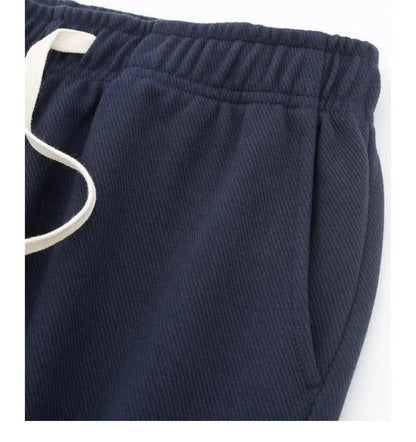 Männer Lose Gerade Hosen Diagonal Streifen Elastische Taille Alle-spiel Knöchel Länge Hosen Frühling Herbst Casual Outdoor Jogginghose