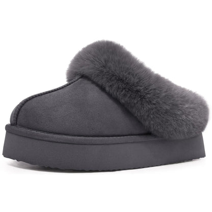 Eyriphy, Größe: 36-37 bis 46-47, Winter-Baumwollschuhe/ Pelzig/ Plateauschuhe/ Damenschuhe/ Hausschuhe Herren/ Baumwollhausschuhe Damen.